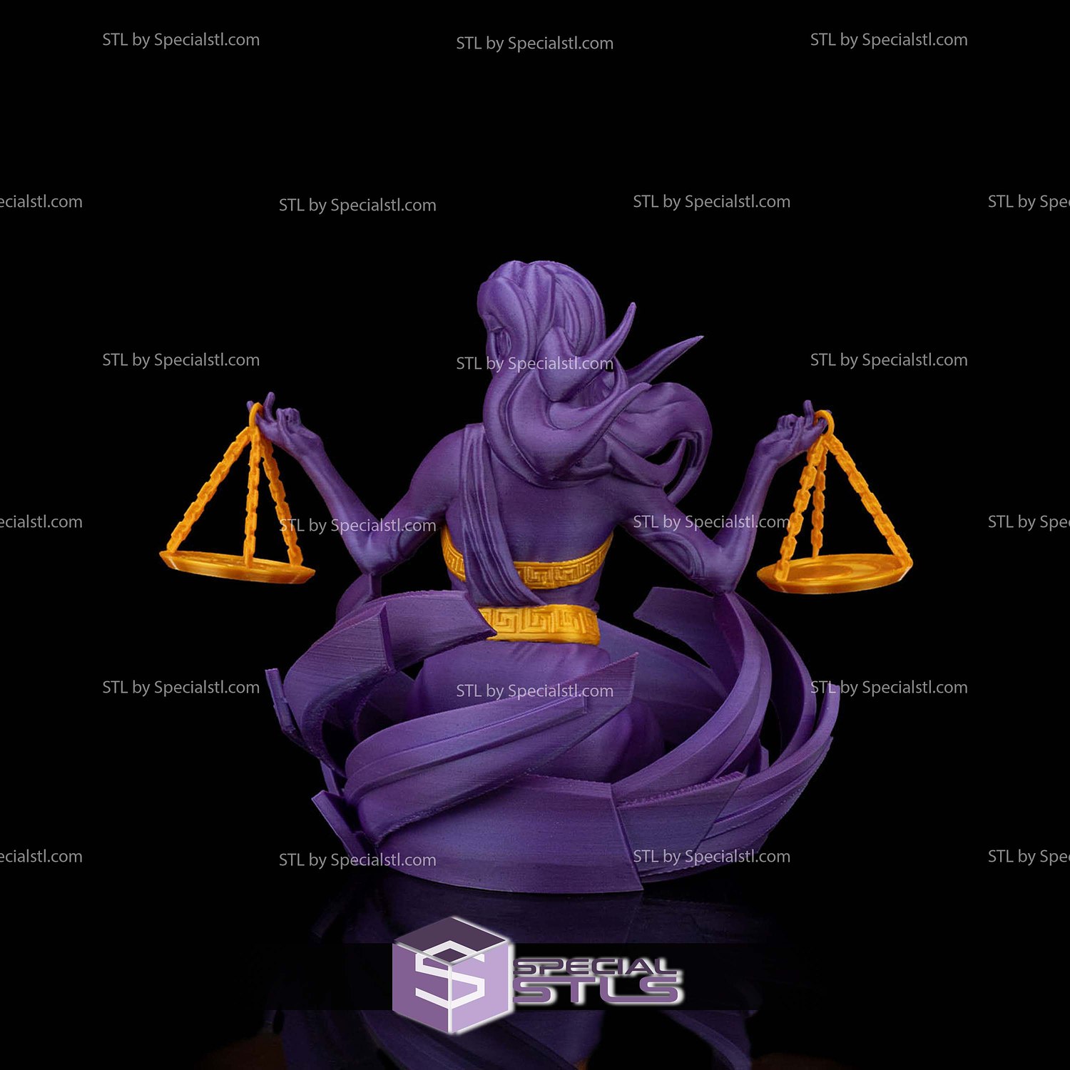 Super Basic STL Libra 3D Model — view 2