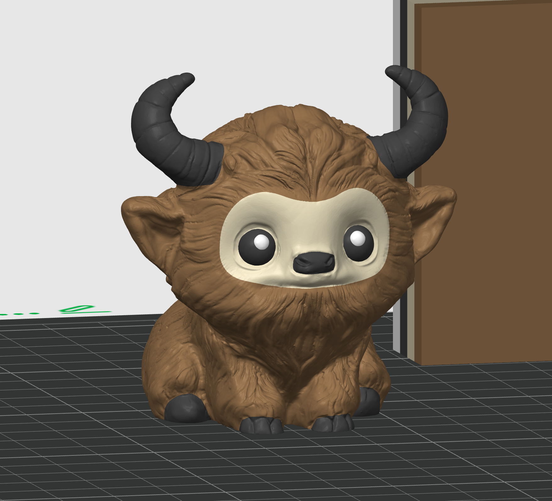 Baby Bantha Bull - Star Wars Keychain & Figurine - No Supports 3D Print STL/3MF Model