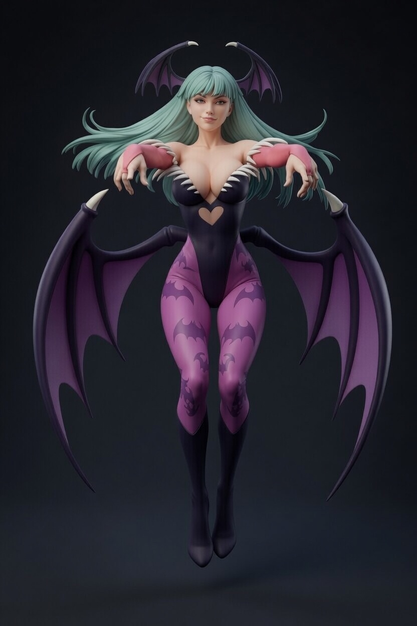 Morrigan Aensland Monitor Pal 3D STL Model