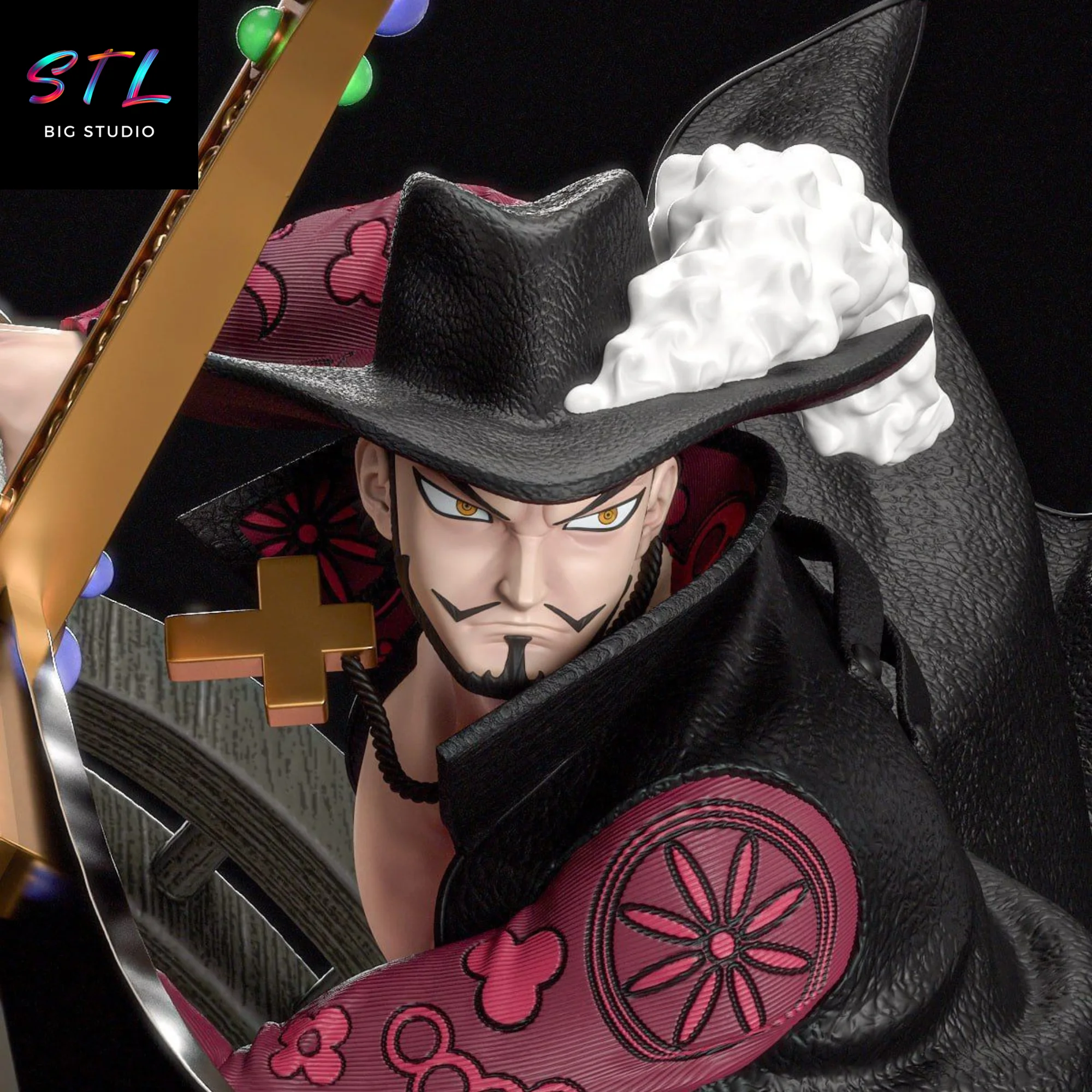 Dracule Mihawk STL | Epic One Piece Diorama | 3D Printable Model Model — view 3