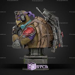 Donatello TMNT Bust Tech 123mm STL Files 3D Model