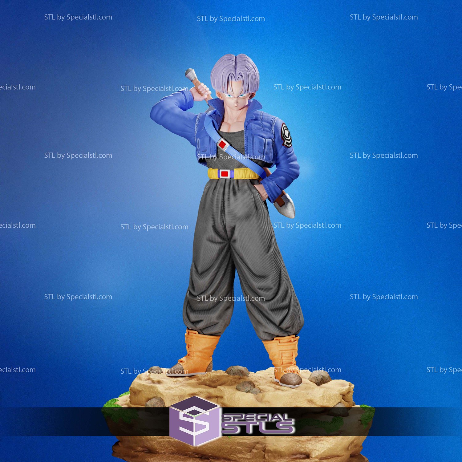 Trunks Z Warrior V2 3D Printer Files STL Model — view 2