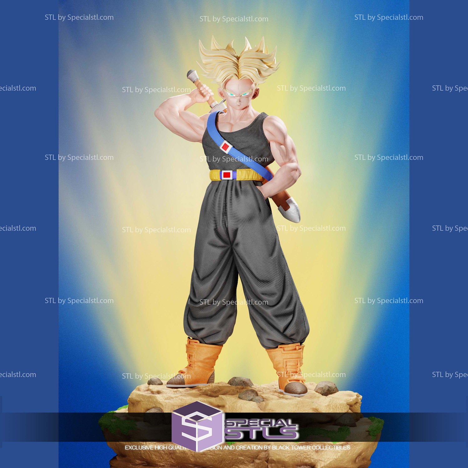 Trunks Z Warrior V2 3D Printer Files STL Model — view 3