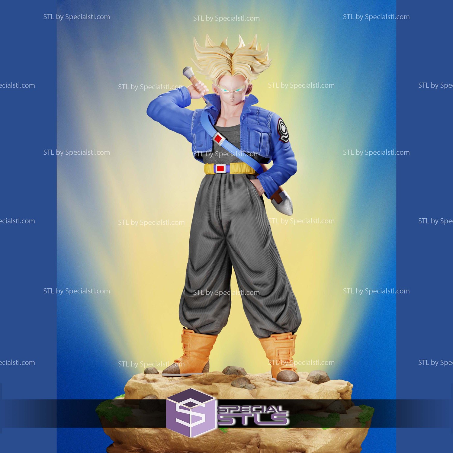 Trunks Z Warrior V2 3D Printer Files STL Model — view 4