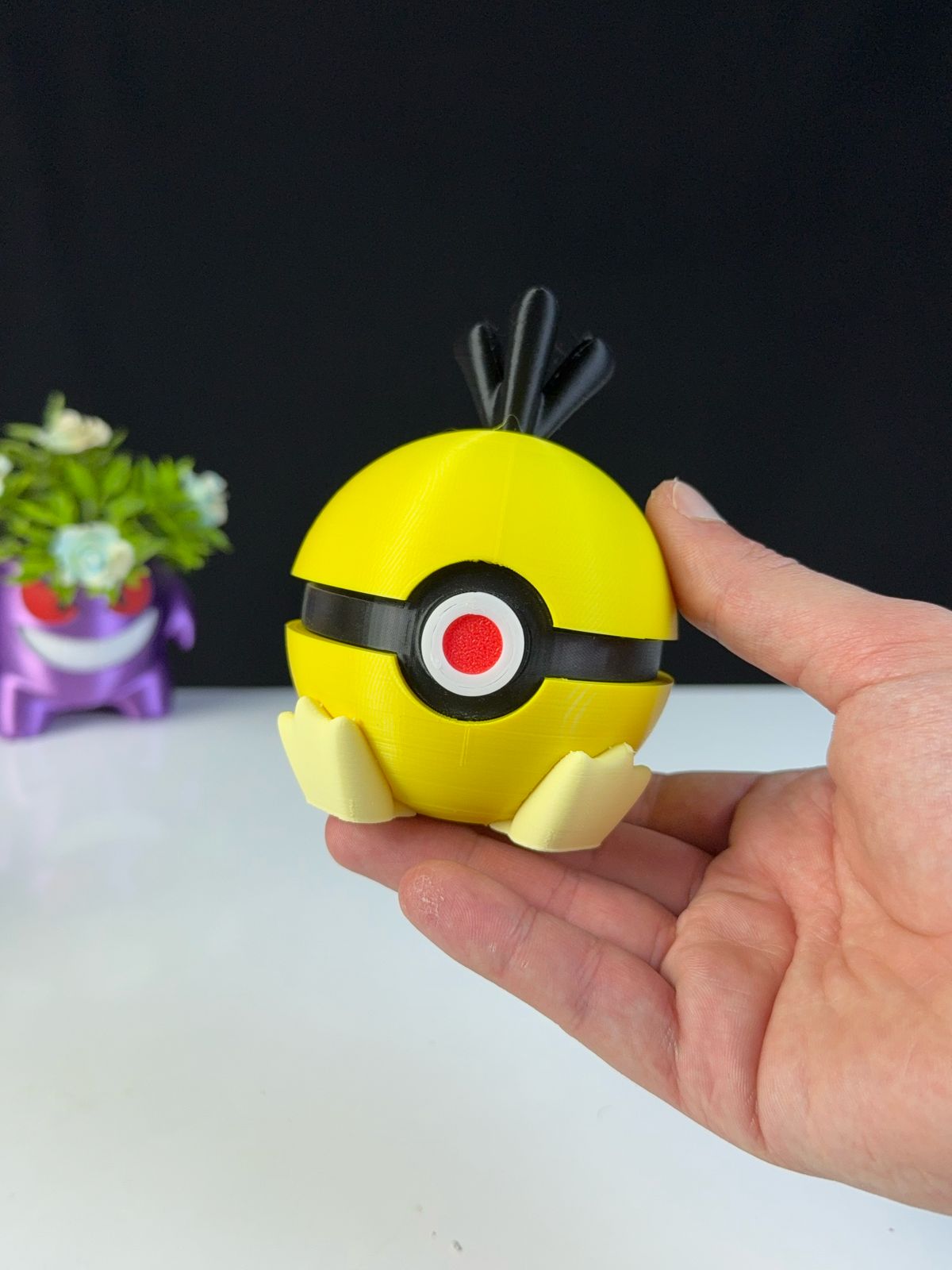 Psyduck Pokeball - Multipart 3D STL Model