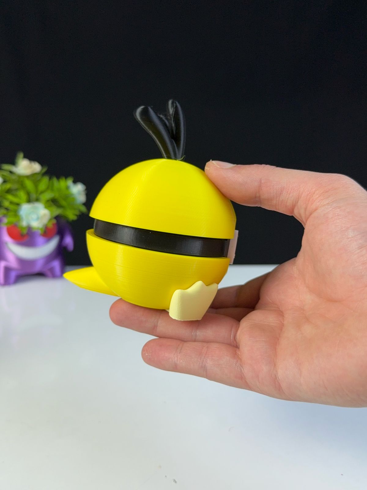 Psyduck Pokeball - Multipart 3D STL Model — view 4