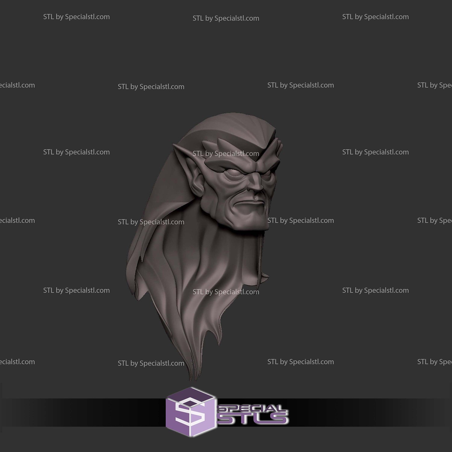 Cosplay STL Files Goliath Head 3D Model — view 2