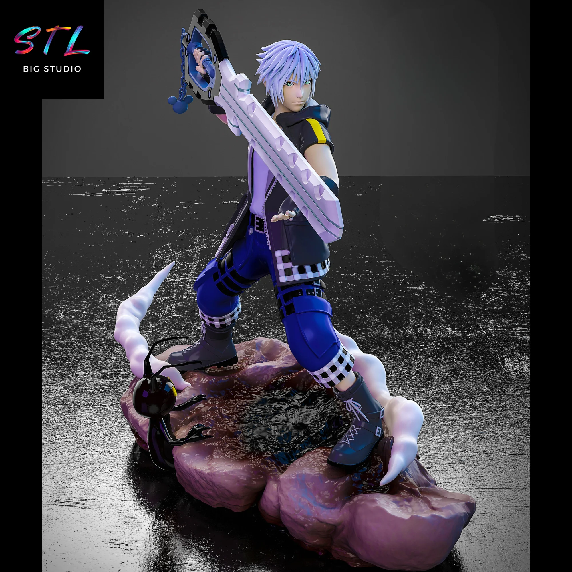 Riku STL | Kingdom Hearts | 3D Printable Figure Model