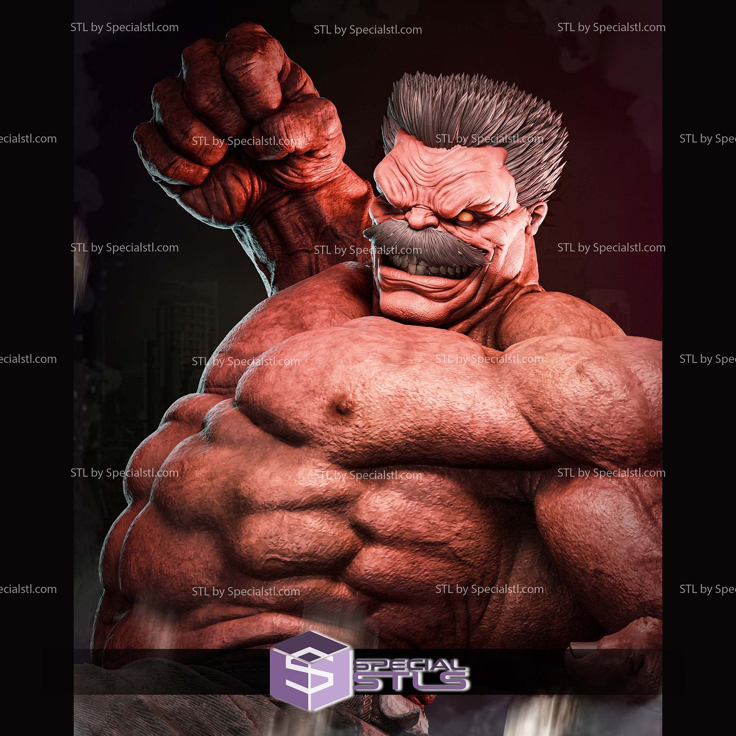The Gamma Titan Hulk 3D Printer Files STL Model — view 2