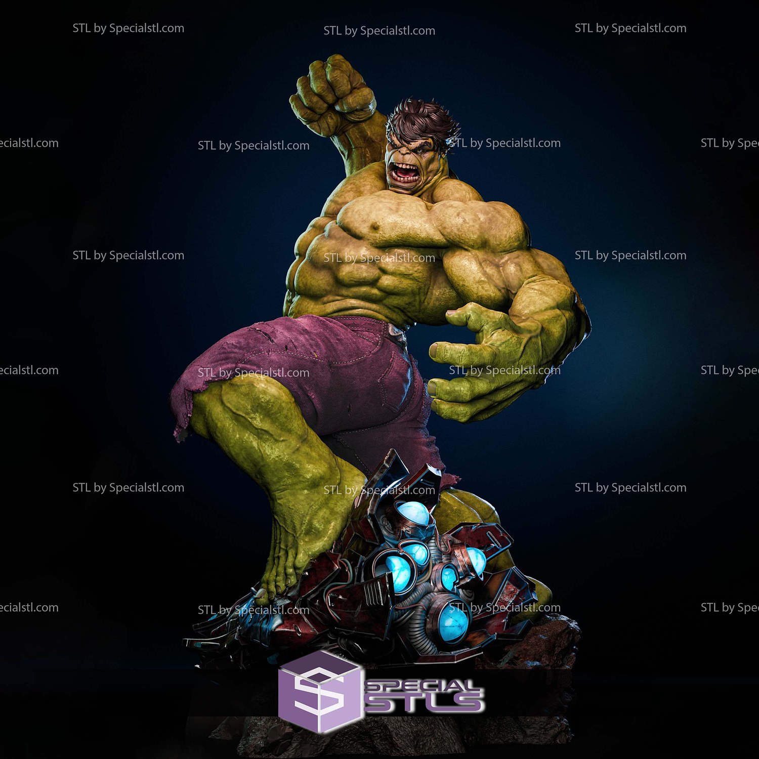 The Gamma Titan Hulk 3D Printer Files STL Model — view 5