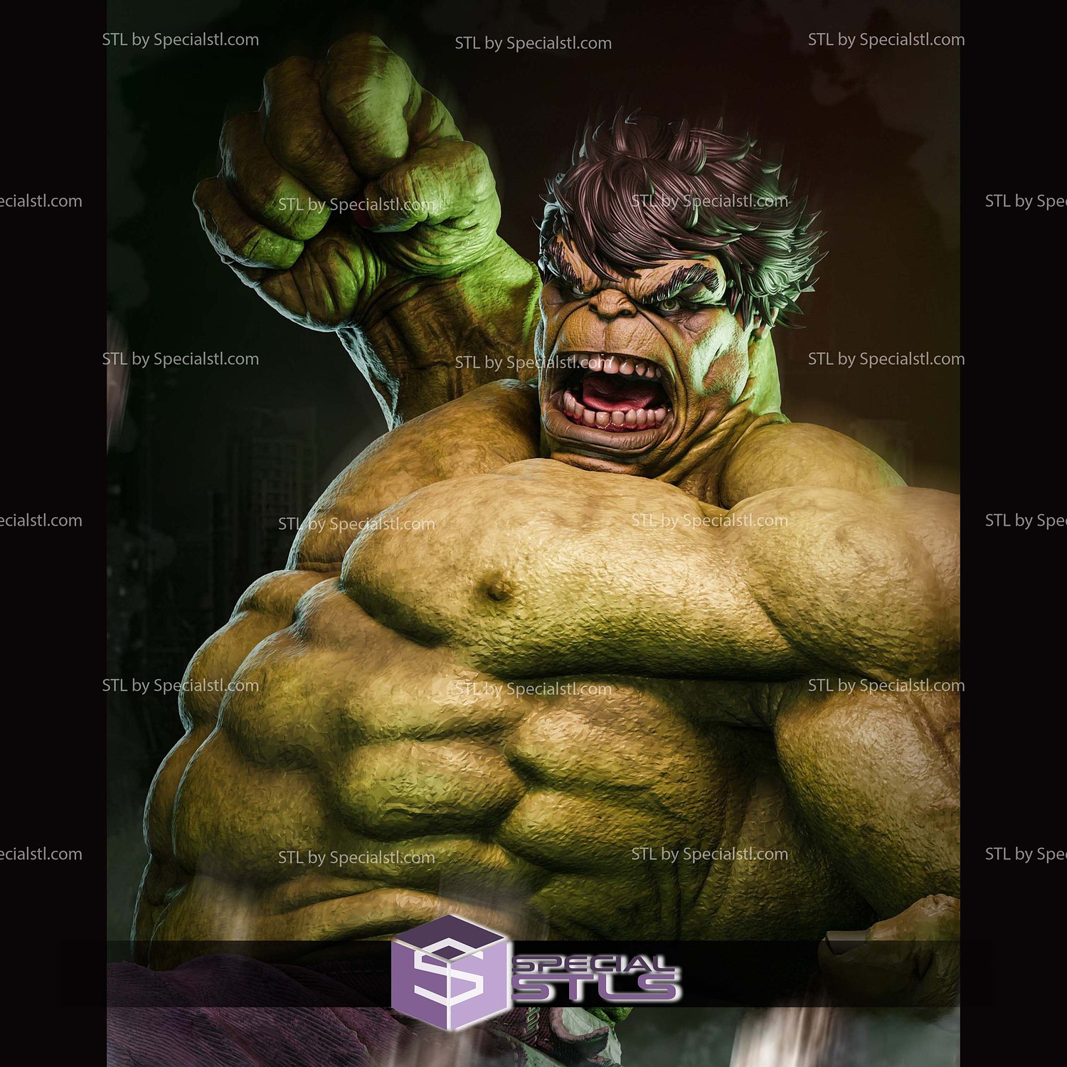 The Gamma Titan Hulk 3D Printer Files STL Model — view 6