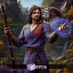 Gale and Tara Baldurs Gate STL Files 3D Model