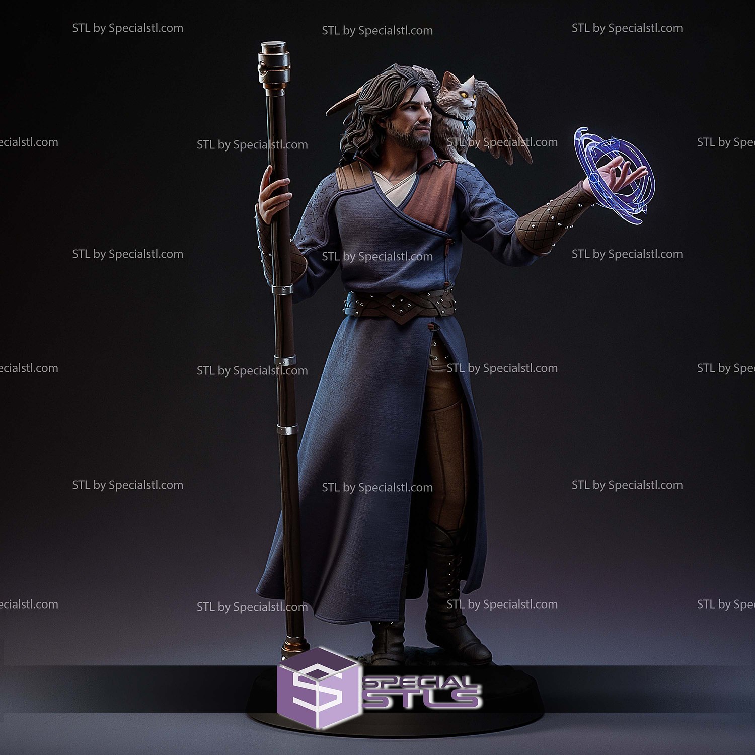 Gale and Tara Baldurs Gate STL Files 3D Model — view 3