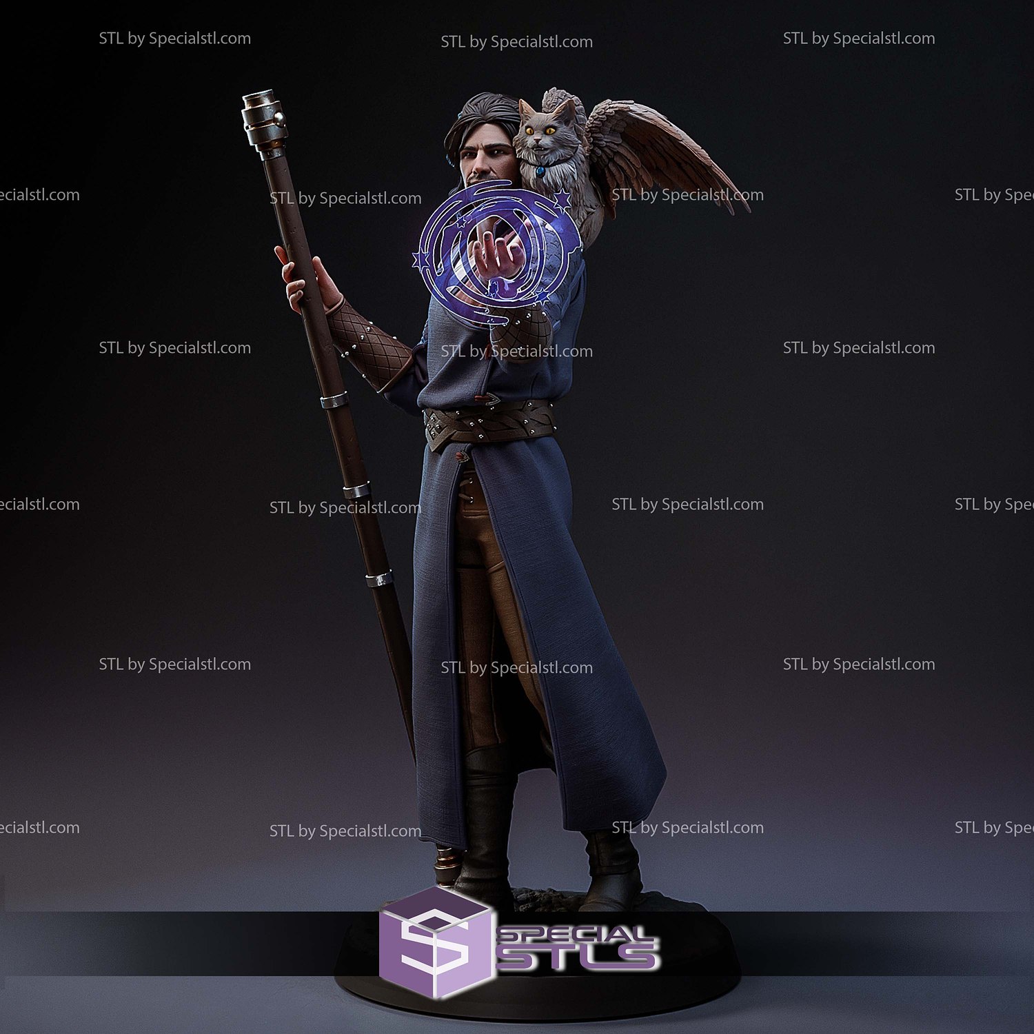 Gale and Tara Baldurs Gate STL Files 3D Model — view 5