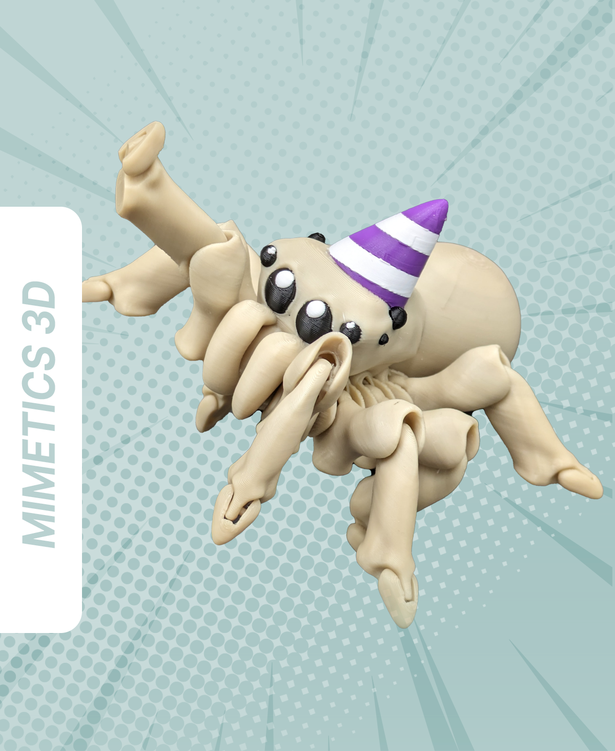 Articulated Toy Spider 3D 3MF Model