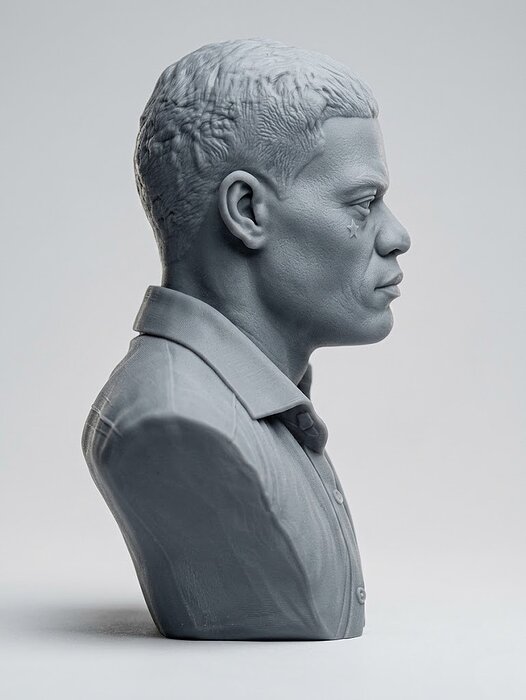 Jason Luv bust 3D OBJ Model — view 7