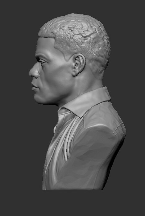Jason Luv bust 3D OBJ Model — view 8