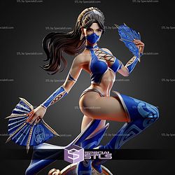 Kitana Mortal Kombat 261mm STL Files 3D Model