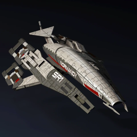Normandy SR-1 3D Printing Model | Assembly STL Model