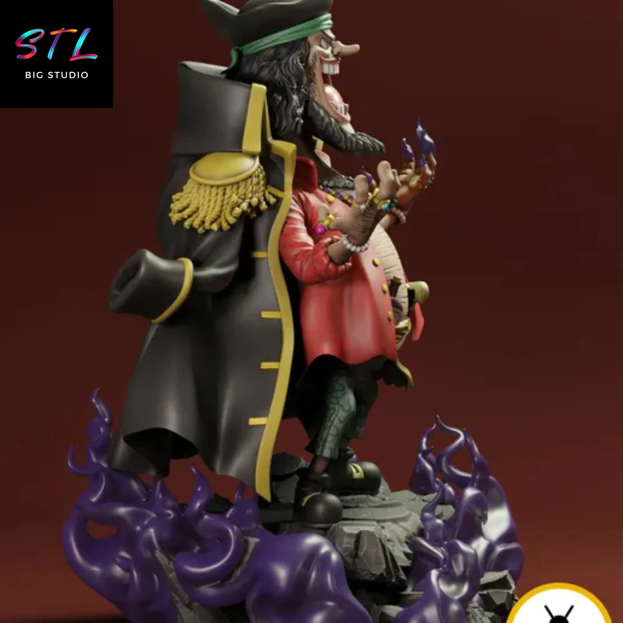 Blackbeard STL | Marshall D. Teach 3D Printable Figure | One Piece Model — view 2