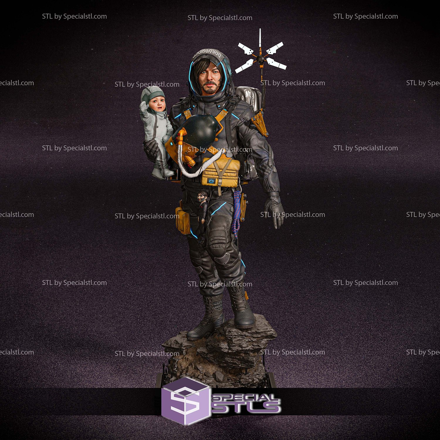 Sam Porter Bridges V3 3D Printer Files STL Model — view 6