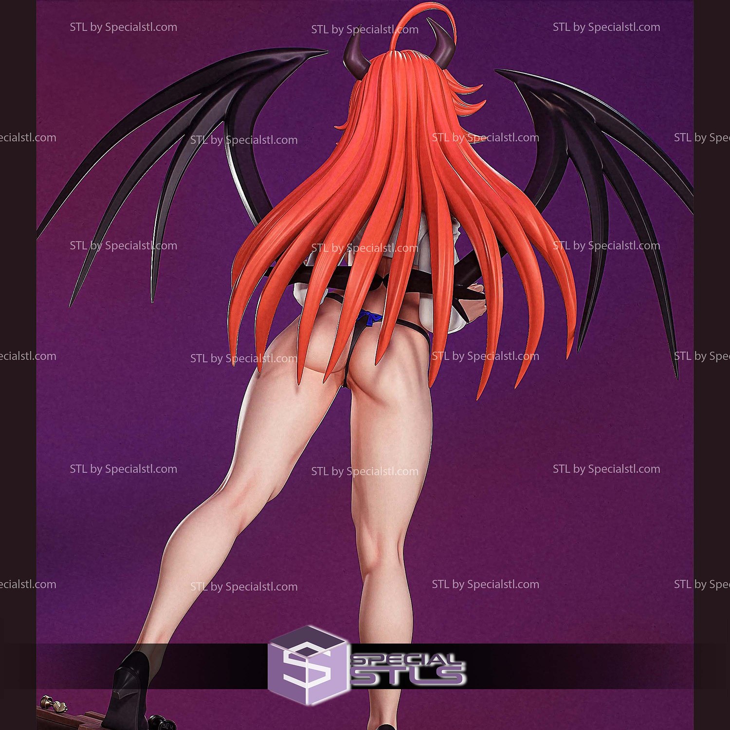 Rias Gremory Super Attractive 3D Printer Files STL Model — view 2