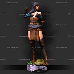 Yennefer Standalone Sculptures 3D Printing STL Model