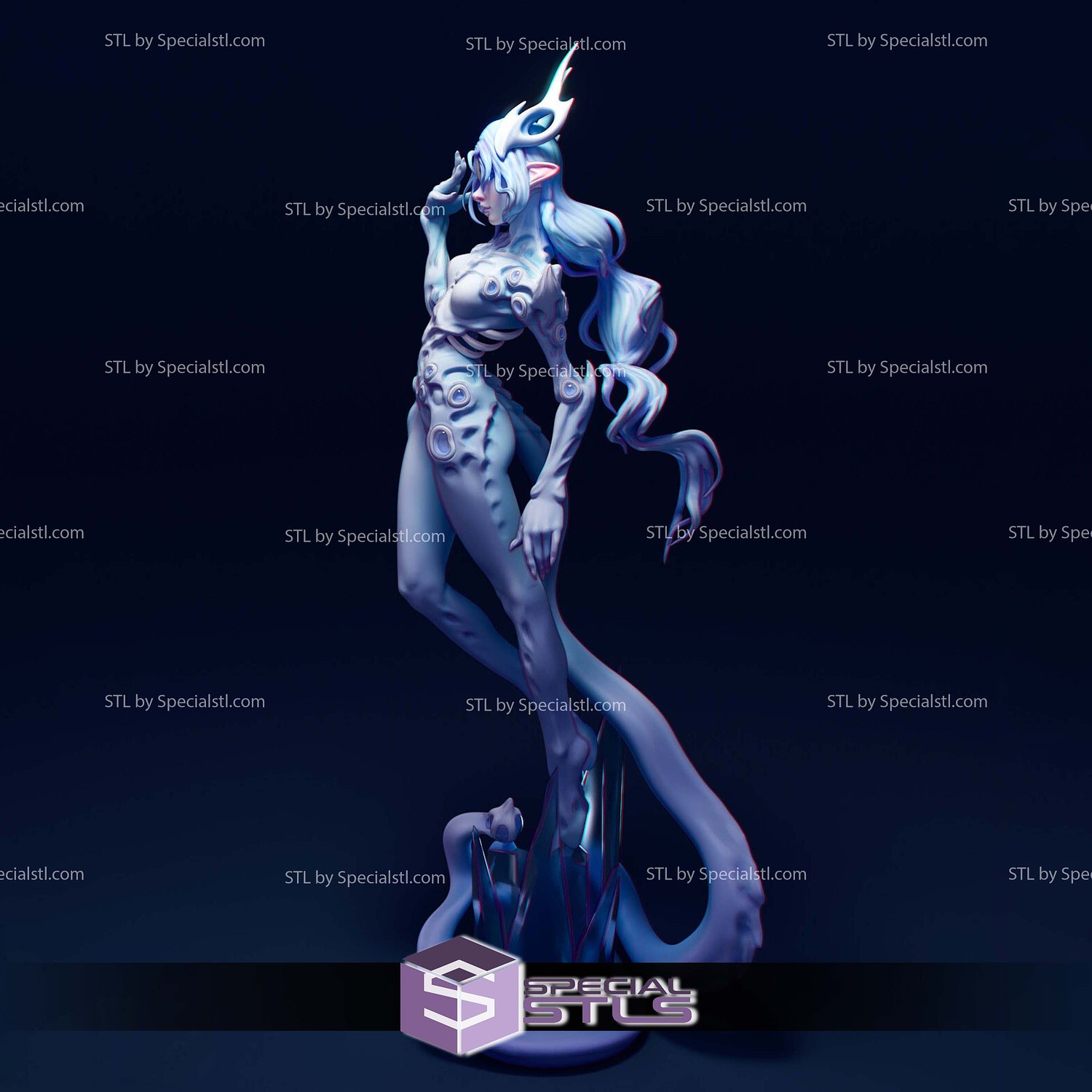 Tiel Fanart 3D Printer Files STL Model — view 4