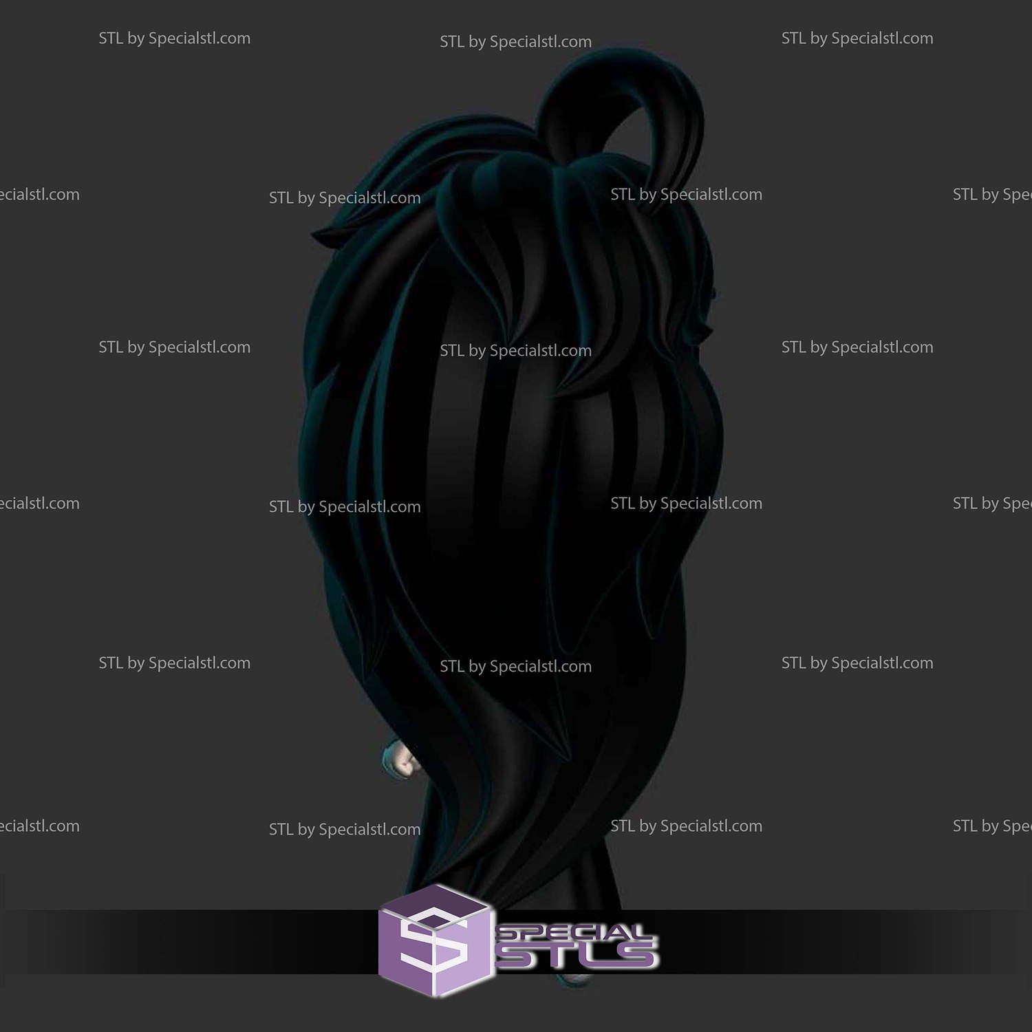 Ichigo Final Getsuga Tensho Chibi STL Files 3D Model — view 7
