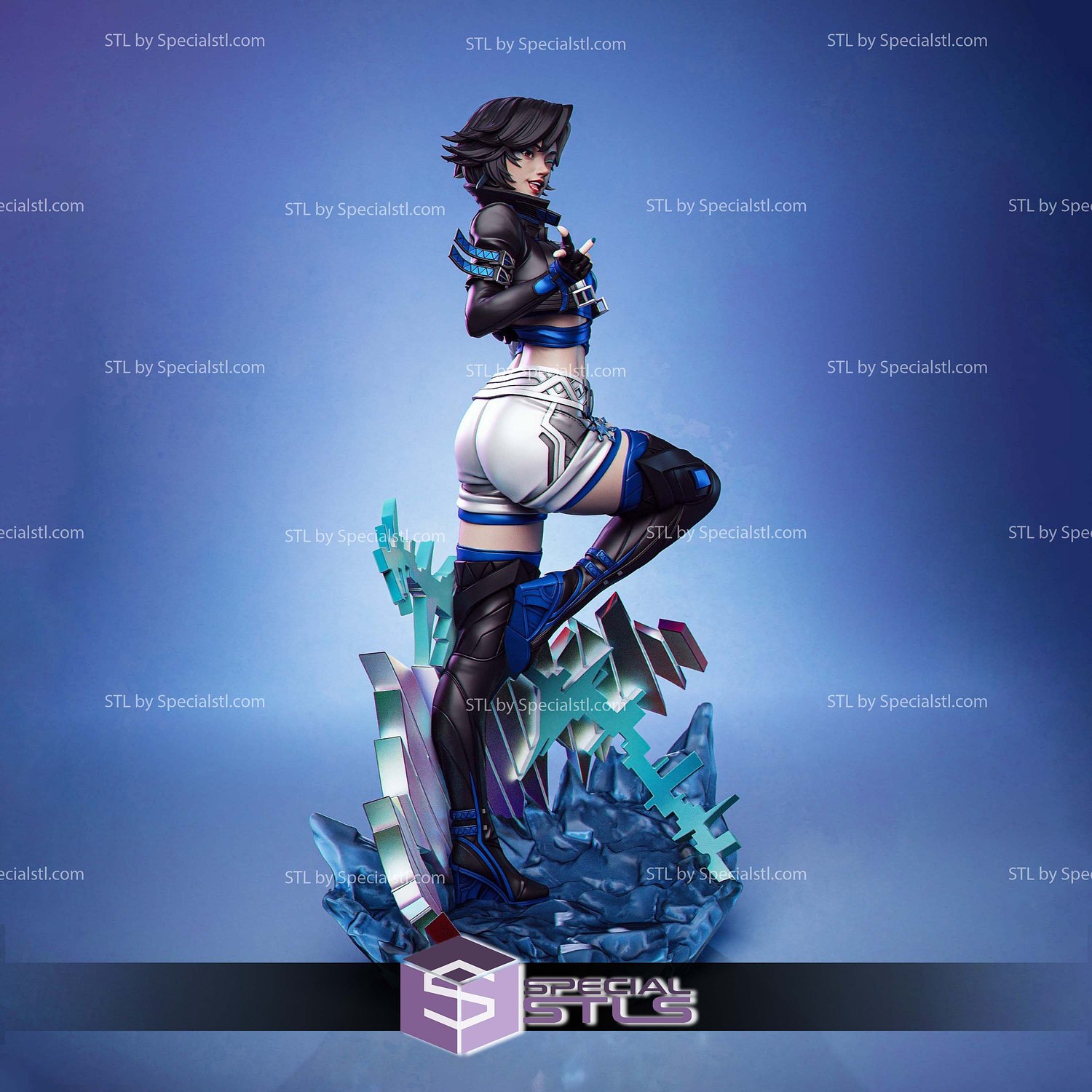 Luna Snow Marvel Rival V4 STL Files 3D Model — view 3