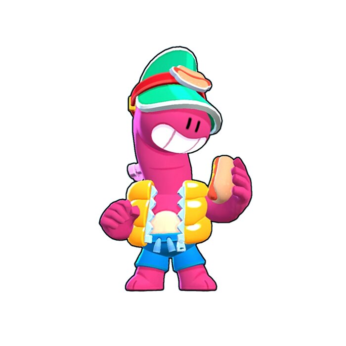 Doug Original - Brawl Stars 3D OBJ Model — view 6