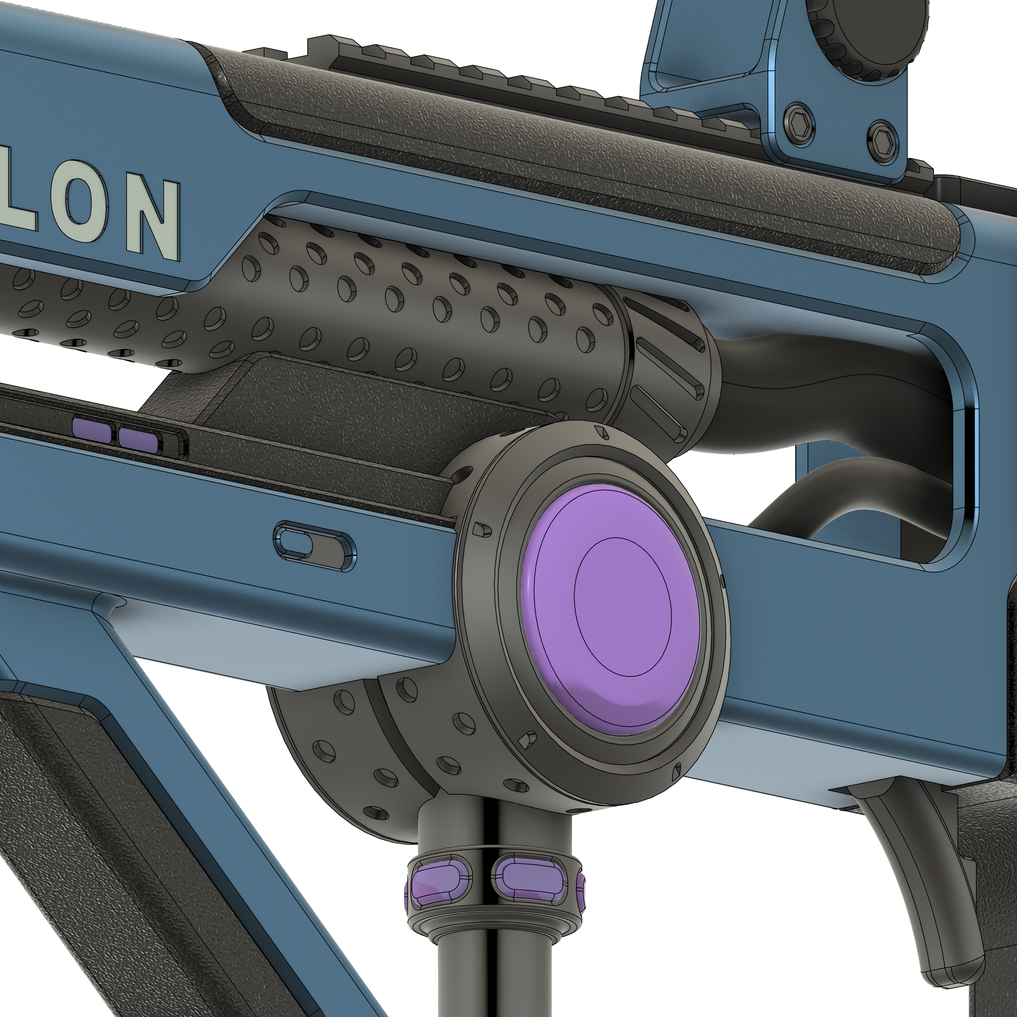 Omolon Phosphorous MG4 – Destiny 2 full printable 3D STL Model