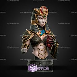 Sobek Egyptian God Bust Fanart STL Files 3D Model
