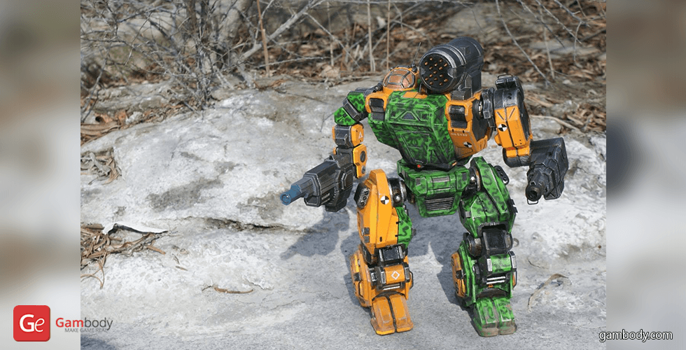 Summoner (Thor) BattleMech 3D Printing Model | Assembly + Action STL Model