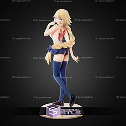 Jeanne DArc Fate Grand Order 237mm STL Files 3D Model