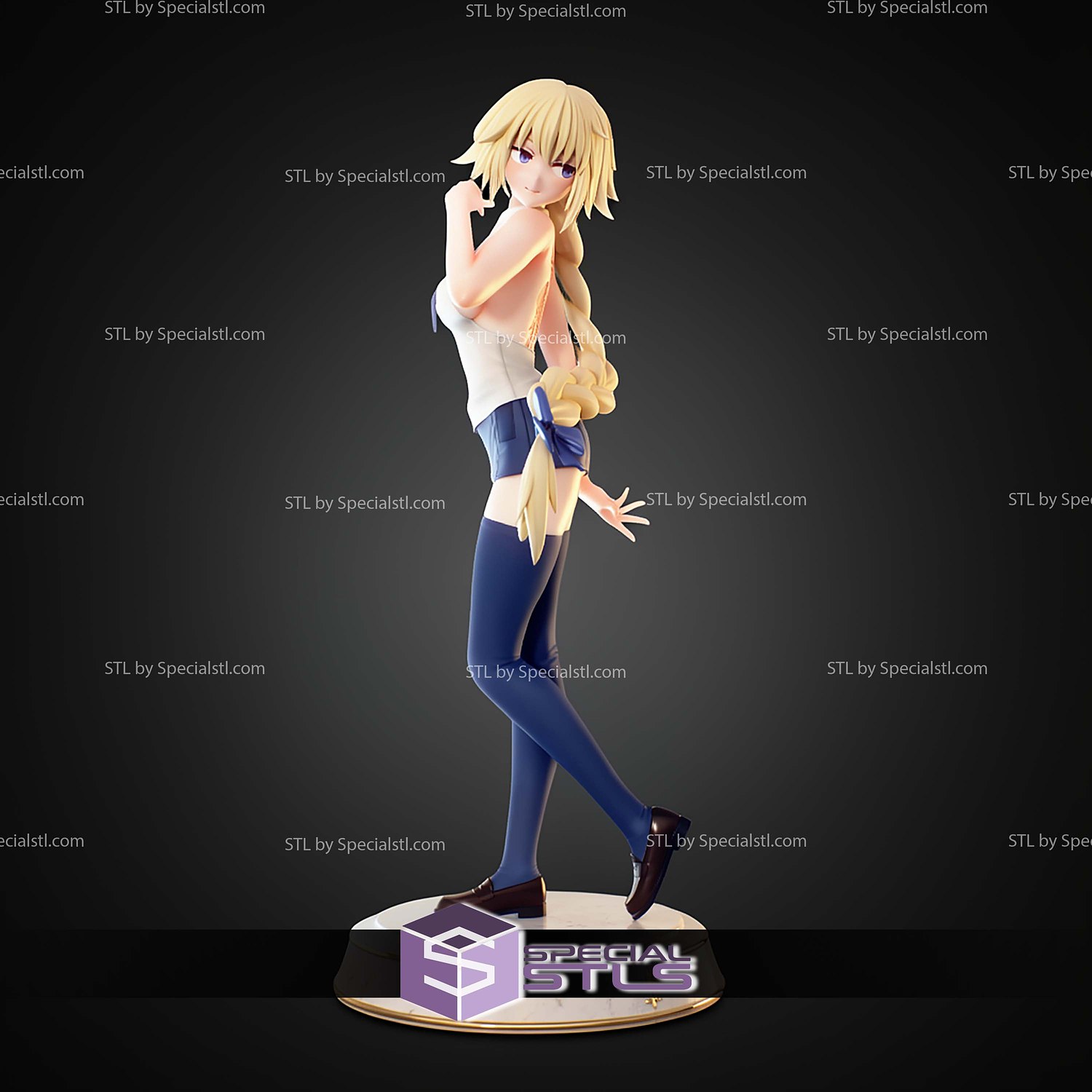 Jeanne DArc Fate Grand Order 237mm STL Files 3D Model — view 2