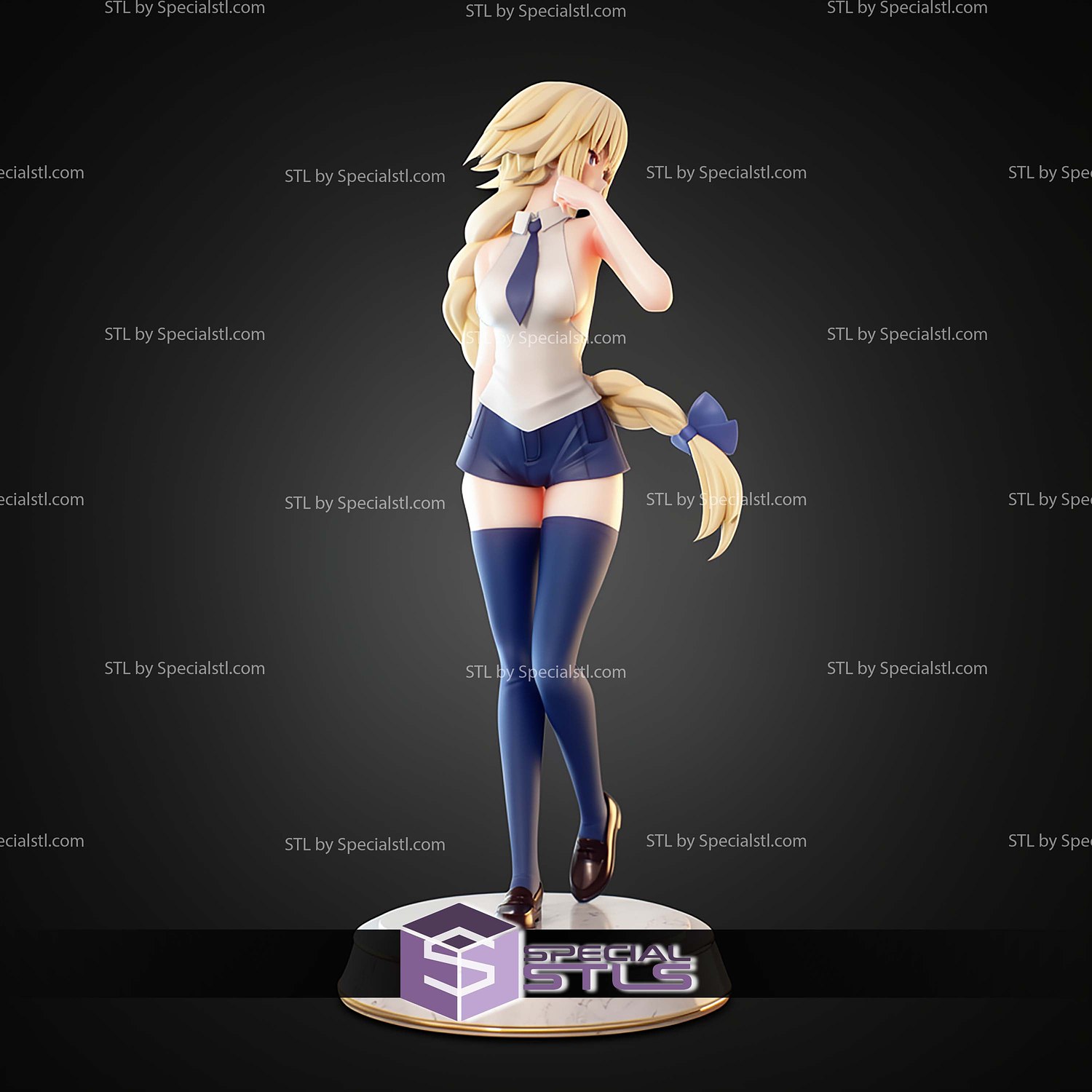 Jeanne DArc Fate Grand Order 237mm STL Files 3D Model — view 5