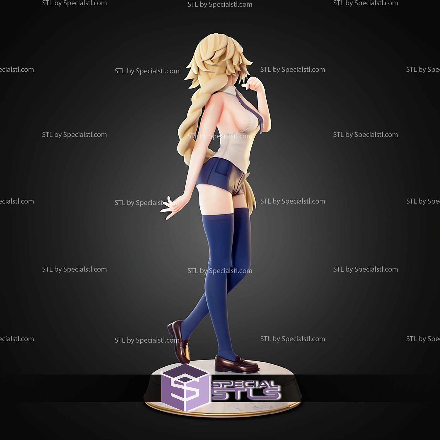 Jeanne DArc Fate Grand Order 237mm STL Files 3D Model — view 6