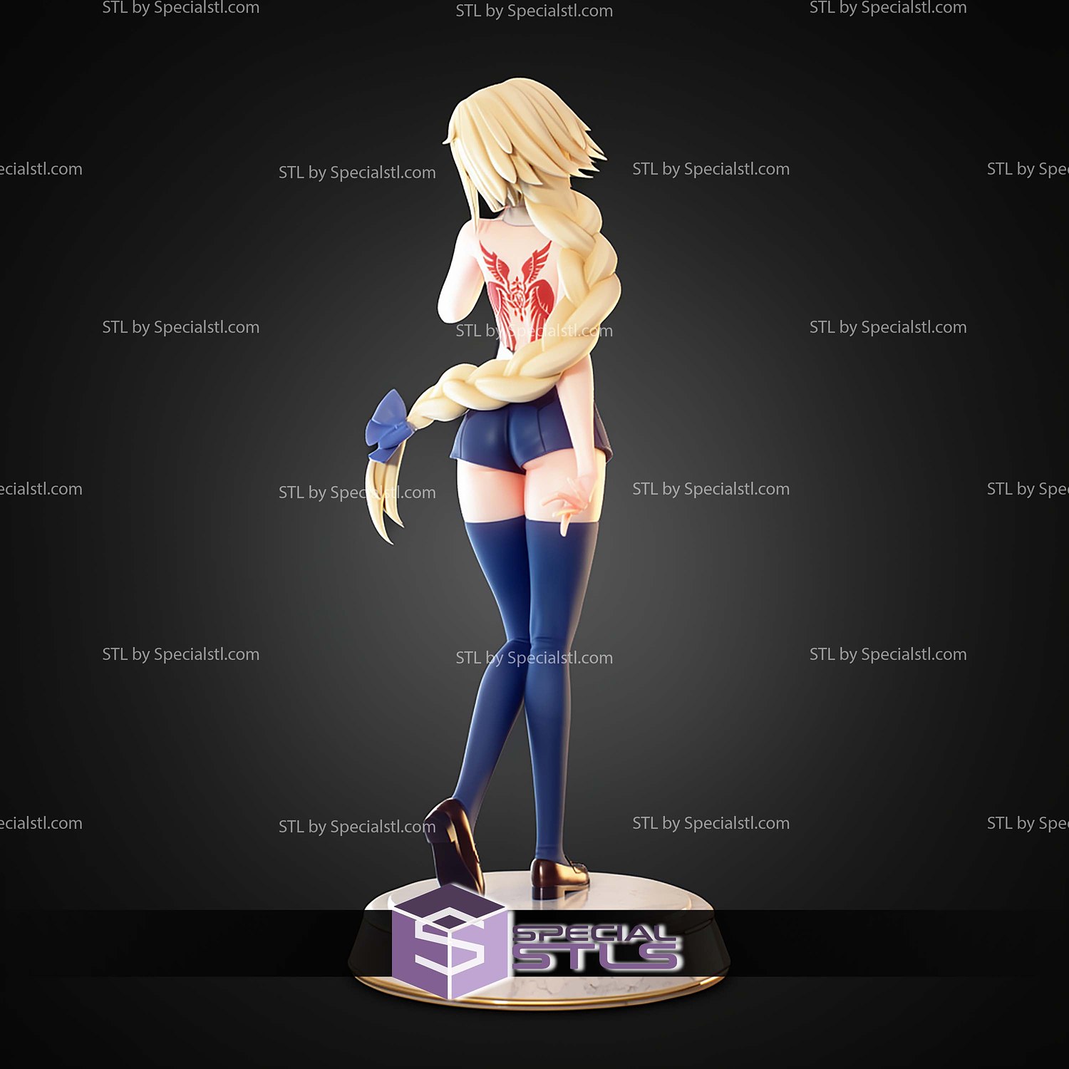 Jeanne DArc Fate Grand Order 237mm STL Files 3D Model — view 8