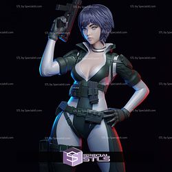 Motoko Kusanagi Battle Version STL Files 3D Model
