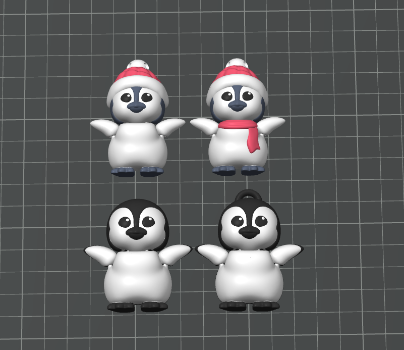 3DL Penguin STL Model