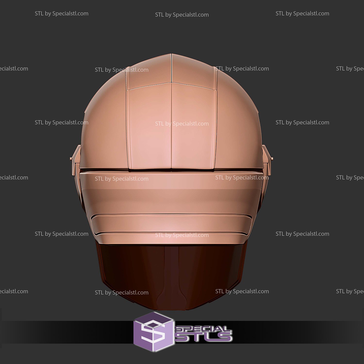 Cosplay STL Files Deadshot Helmet 3D Model — view 3