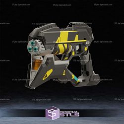 Cosplay STL Files Star Lord Marvel Rivals Gun 3D Model