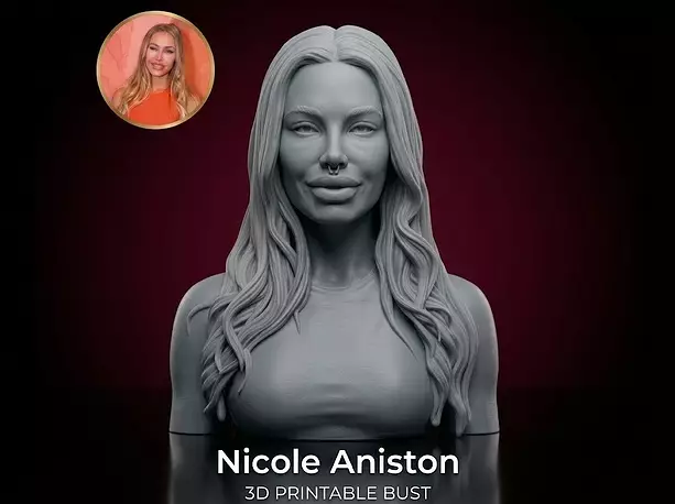 Nicole Aniston bust 3D 3DM Model