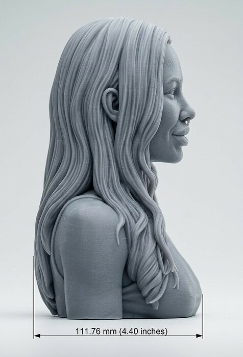 Nicole Aniston bust 3D 3DM Model — view 3