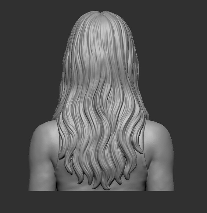 Nicole Aniston bust 3D 3DM Model — view 8