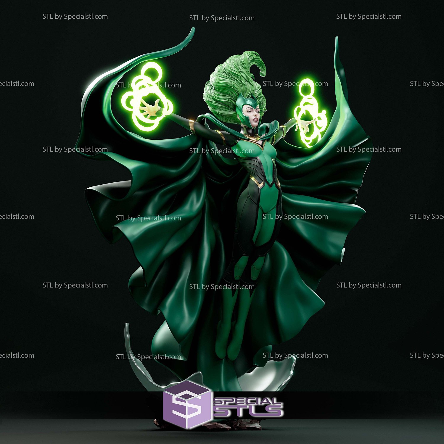 Polaris Green Power 3D Printer Files STL Model — view 3