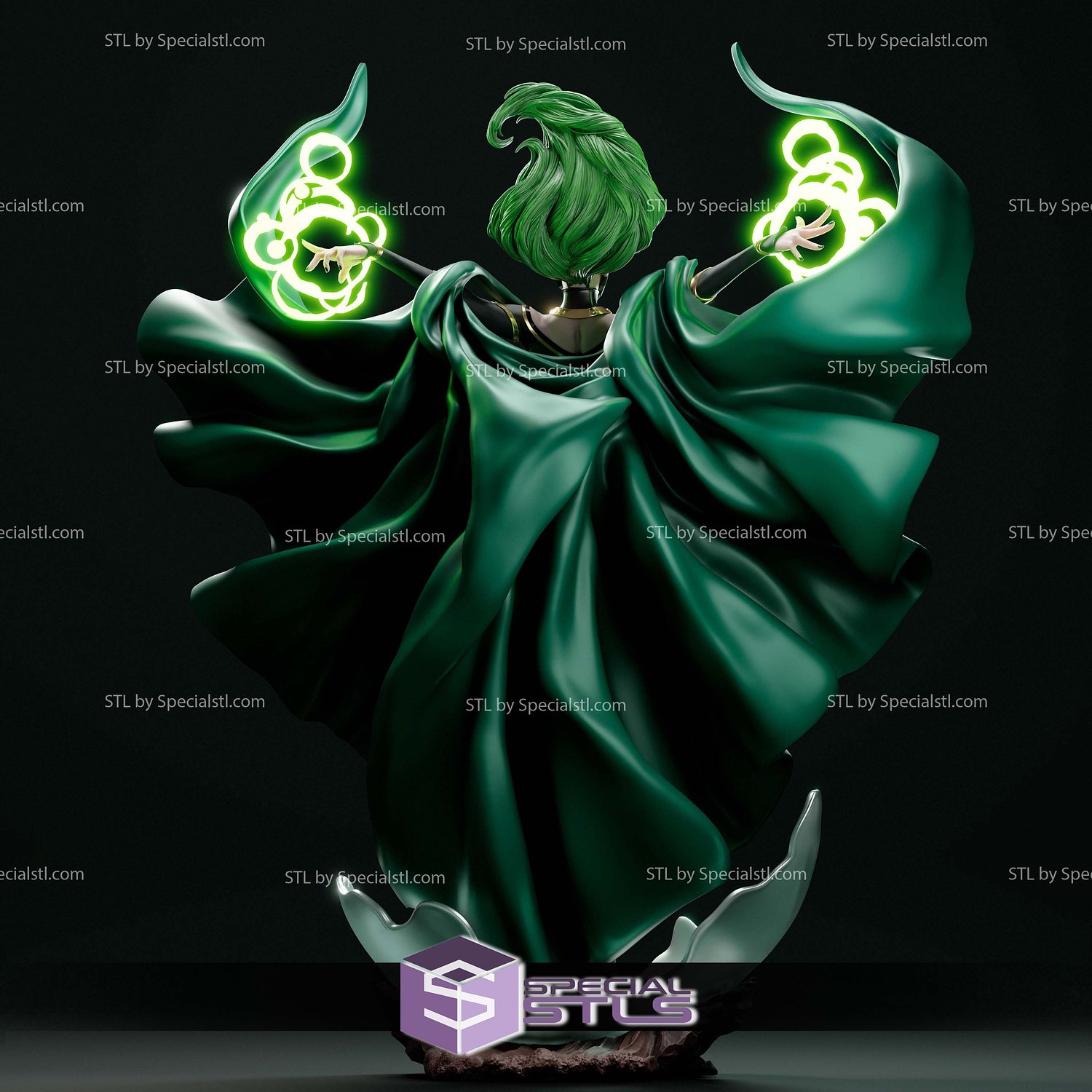 Polaris Green Power 3D Printer Files STL Model — view 6