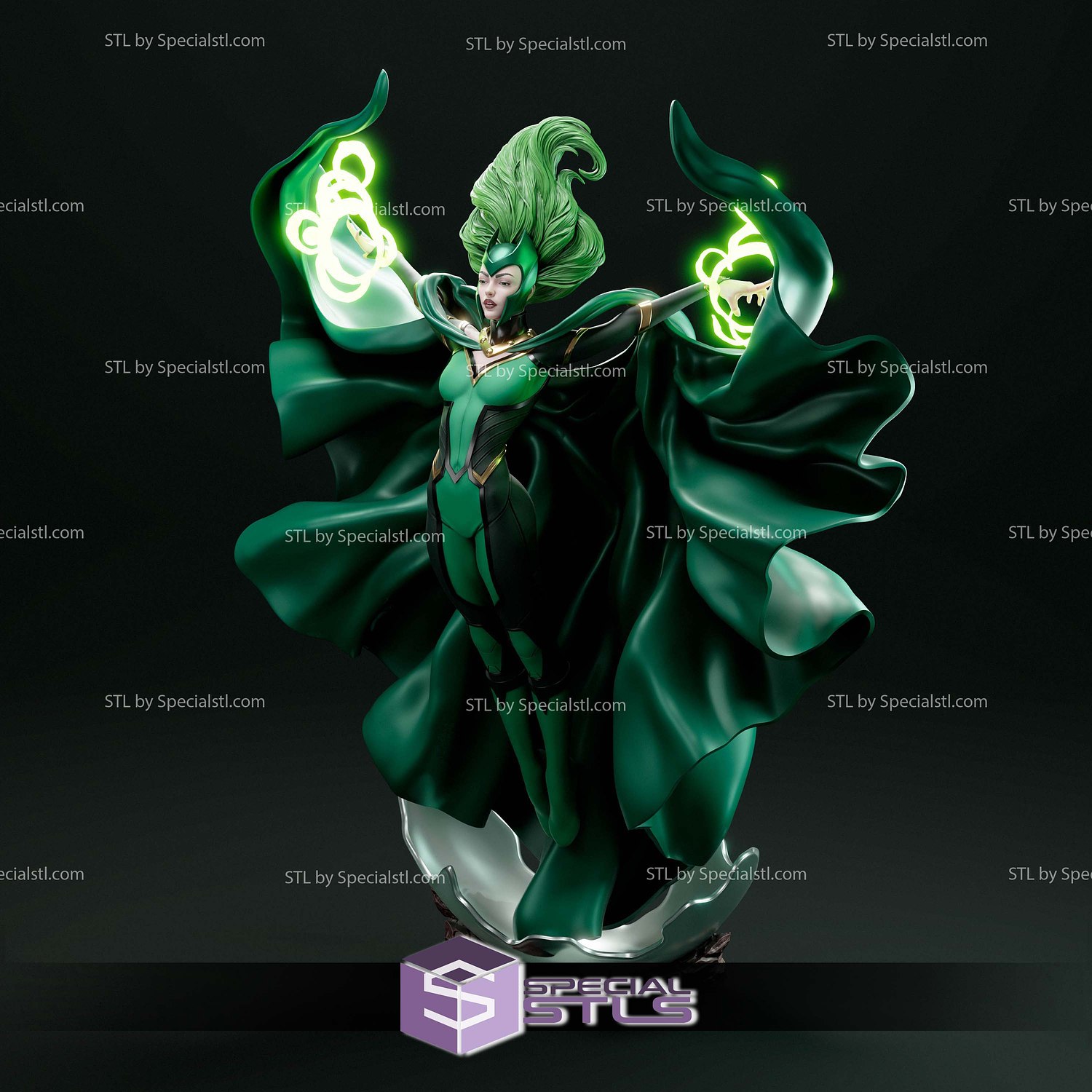 Polaris Green Power 3D Printer Files STL Model — view 7