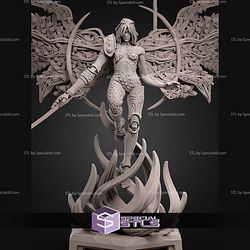 Malenia Elden Ring STL Miniatures 3D Model